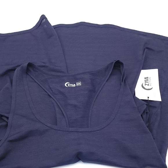 NWT Zyia Active Navy Cubana Tank Top Size XXXL 3XL Summer Tee - Picture 3 of 10